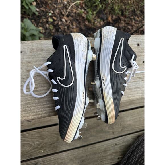 Nike Zoom Hyper Diamond 3 Elite Softball Cleats Metal AV3043-009 Black Size 8.5 - Picture 8 of 9